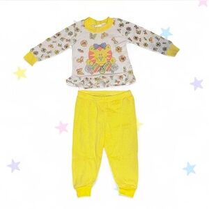 vintage cat multicolor pjs